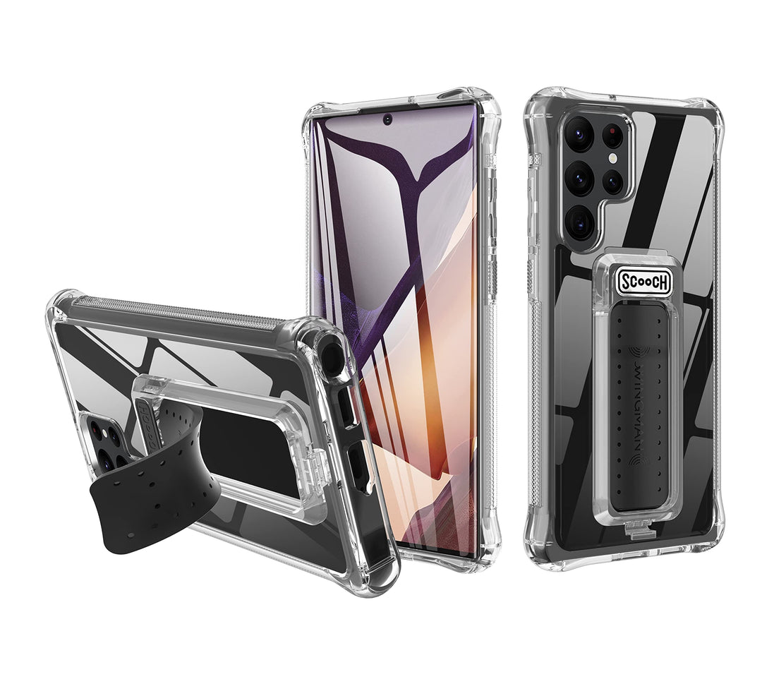 Scooch Wingman Case with Pop Out Car Mount, Grip, and K