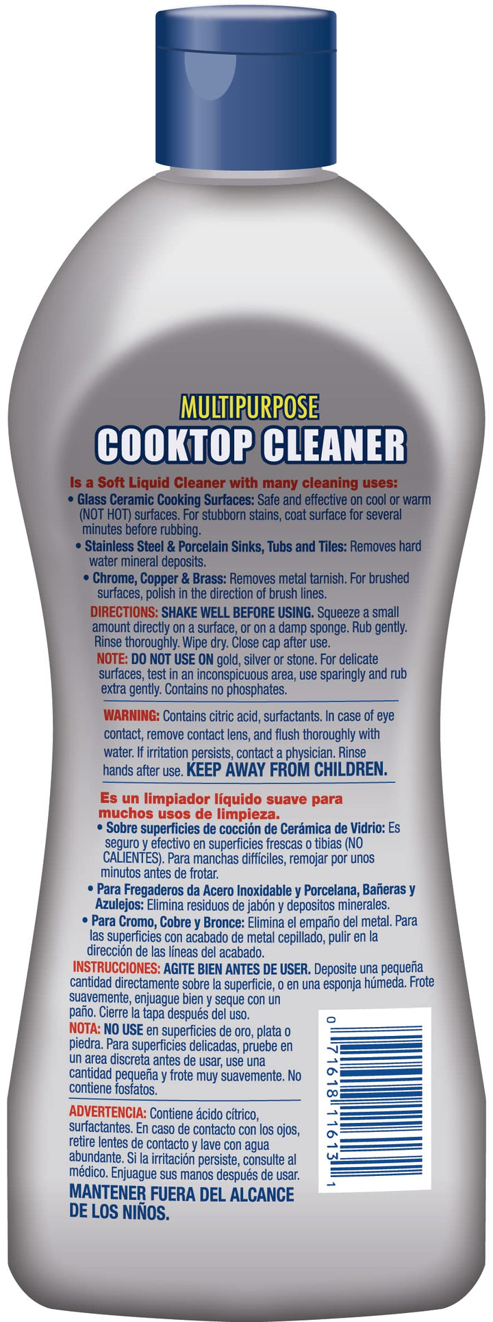 Bar Keepers Friend Cooktop Cleaner 13-Ounce Bottle 13 o