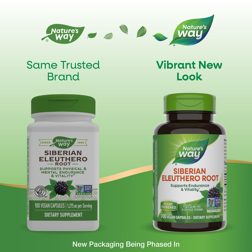 Nature's Way Premium Herbal Siberian Eleuthero Root