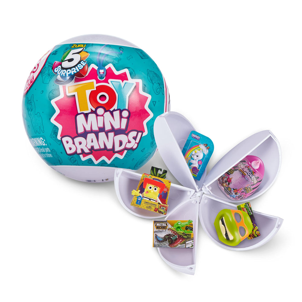 Toy Mini Brand Series 1 Collector's Kit - Amazon Exclusive Mystery Capsule Real Miniature Toys by Zuru (3 Capsules + 1 Collector's Case), Multicolor