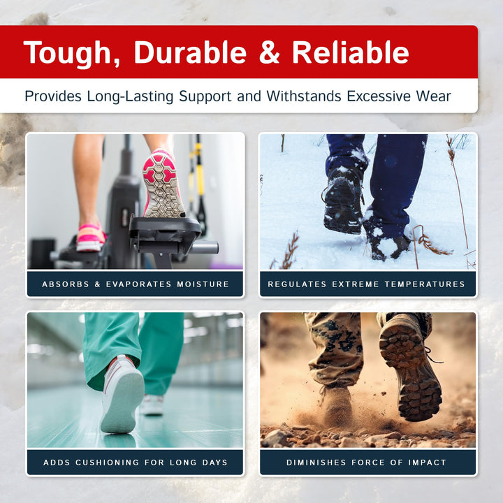 MENS INSOLES BLUE 2 PACK SIZE 9