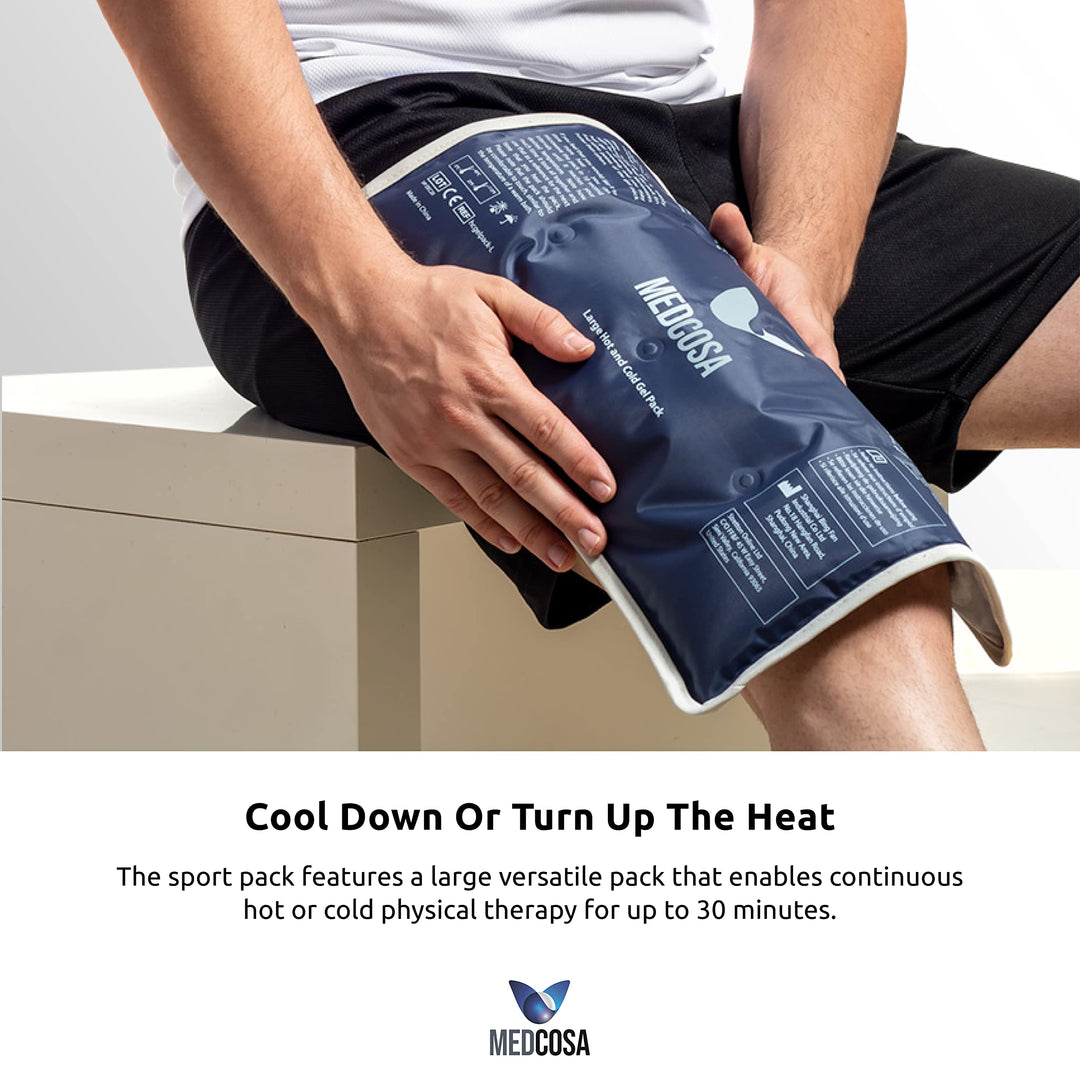 Medcosa Large Gel Ice Pack | Flexible Hot or Cold Pack 