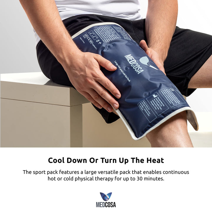 Medcosa Large Gel Ice Pack | Flexible Hot or Cold Pack 
