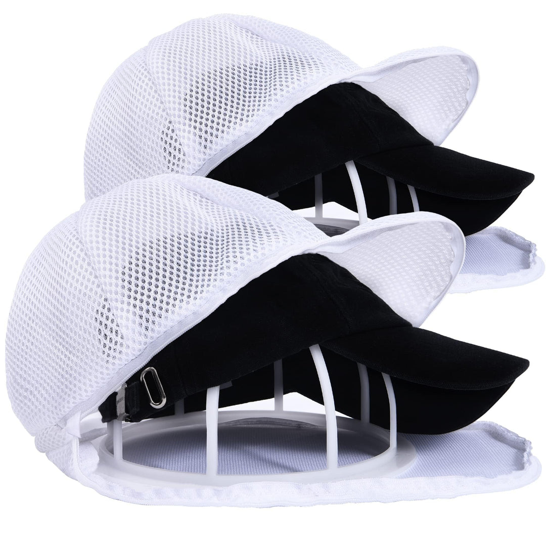 Baseball Cap Hat Washer for Washing Machine, 2 Pack Cleaner Caps, Organizer/Cap Dishwasher, Rack Holder