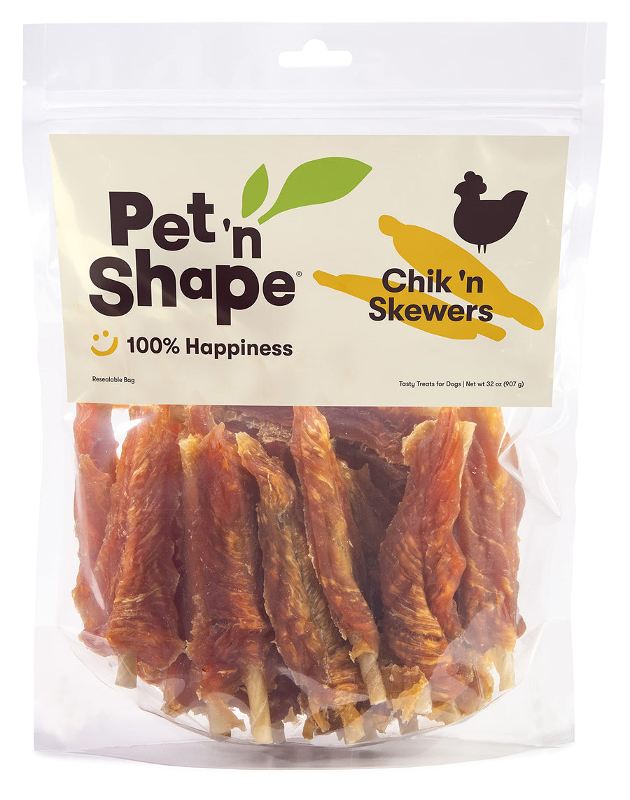 Chik 'n Skewers – Chicken Wrapped Rawhide Dog Chew