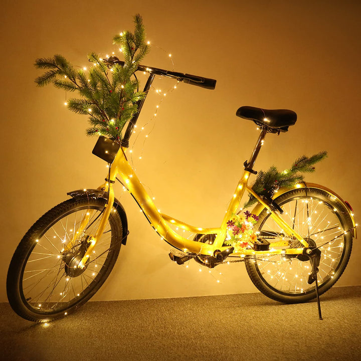 AMIR Upgraded Solar String Lights Outdoor, 8 Modes Mini