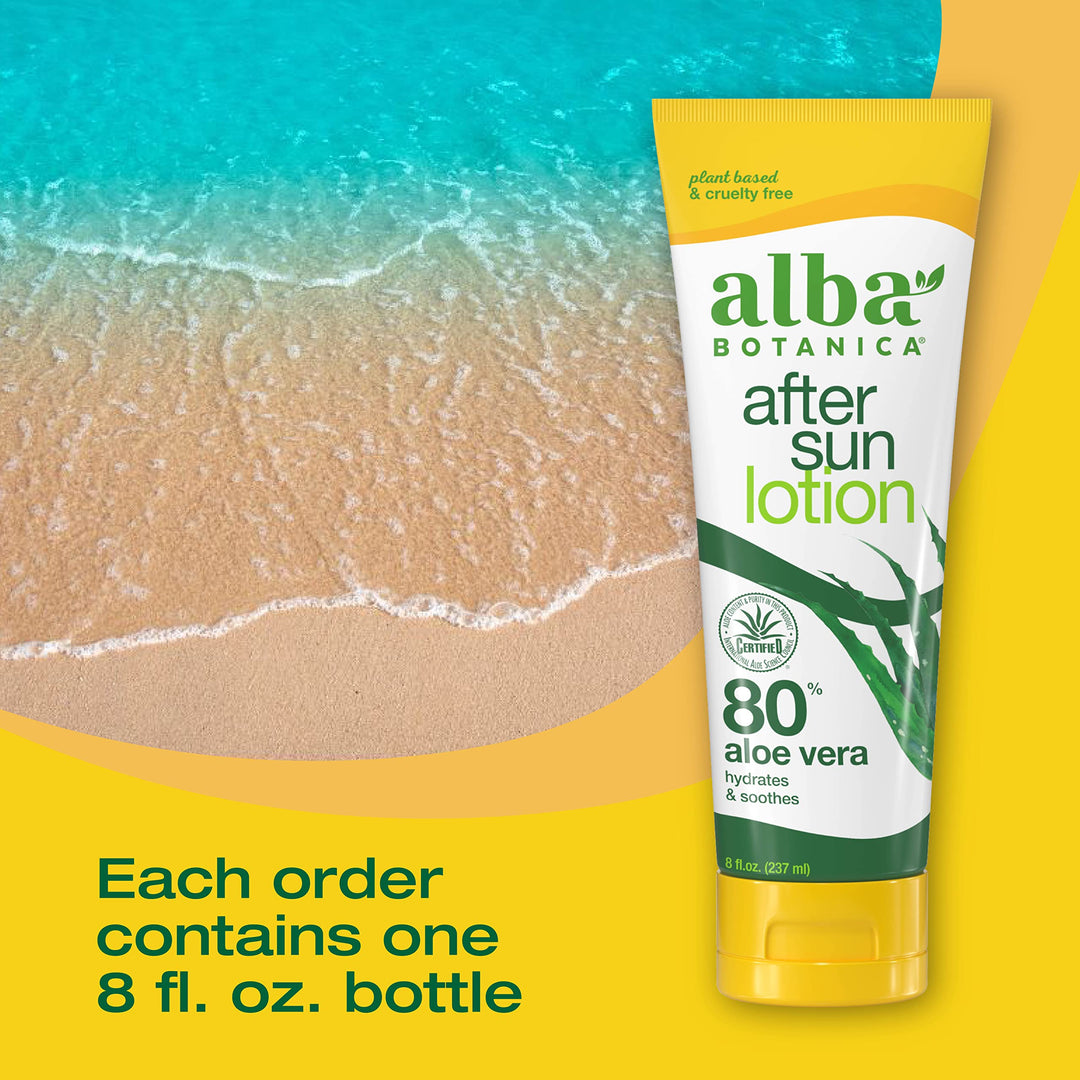 After Sun Lotion, Aloe, 8 Ounce