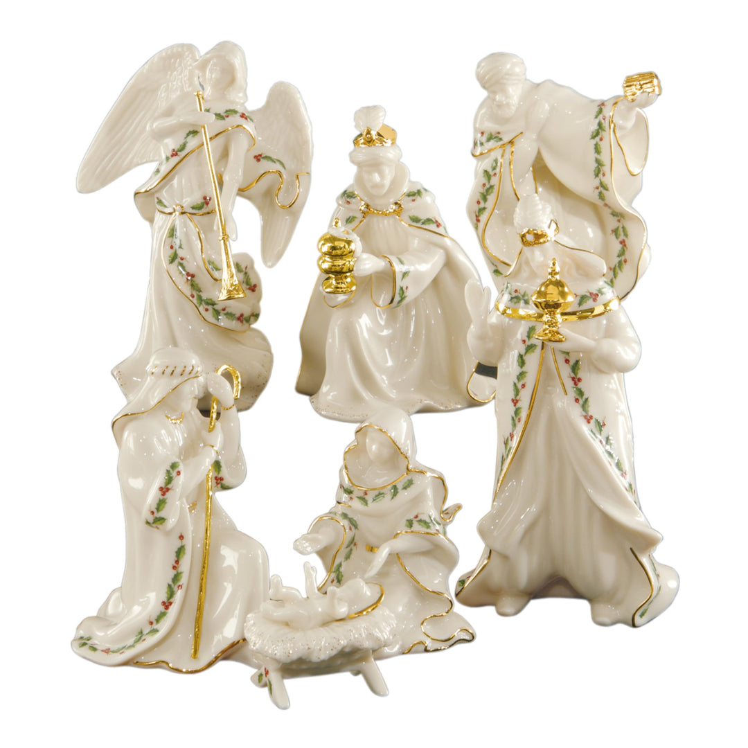 Lenox 806053 Holiday Mini Nativity Set, 1.60 LB, Ivory,