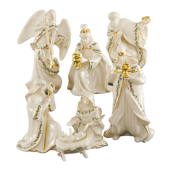 Lenox 806053 Holiday Mini Nativity Set, 1.60 LB, Ivory,