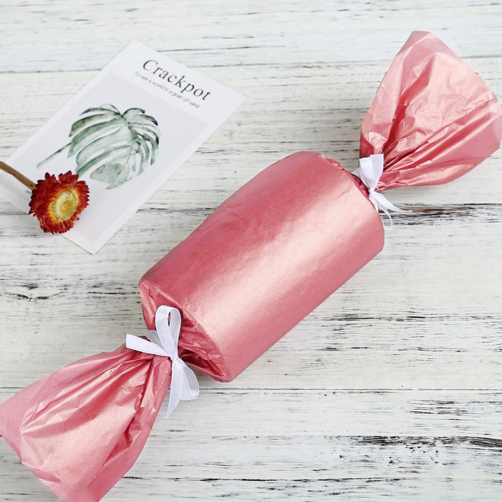 60 Sheets Rose Gold Tissue Paper Gift Wrapping Tissue Paper Bulk for Art Craft Flower Pom Pom Wedding Birthday Valentine&#39;s Day Decoration, 14x20 Inch