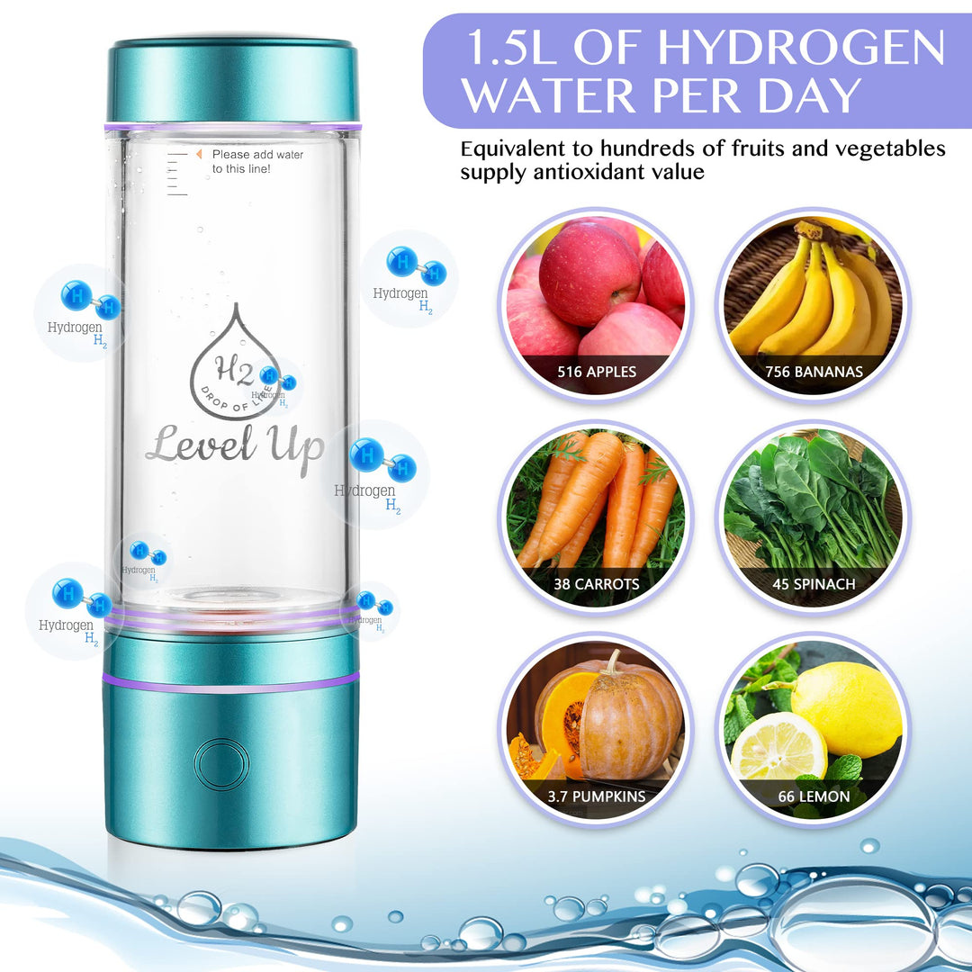 LevelUpWay - Superior Hydrogen Generator Water Bottle -