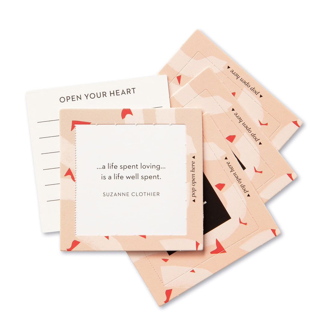 ThoughtFulls Pop-Open Cards — Love — 30 Pop-Open Cards, Each with a Different Inspiring Message Inside