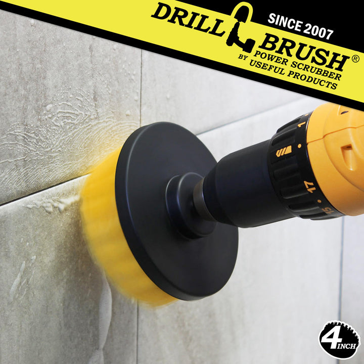 Cleaning Supplies - Scrub Brush for Tile - Bathroom Acc