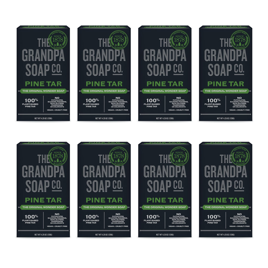 Grandpa&#39;s Soap Pine Tar 4.25 oz ( 8-Pack)