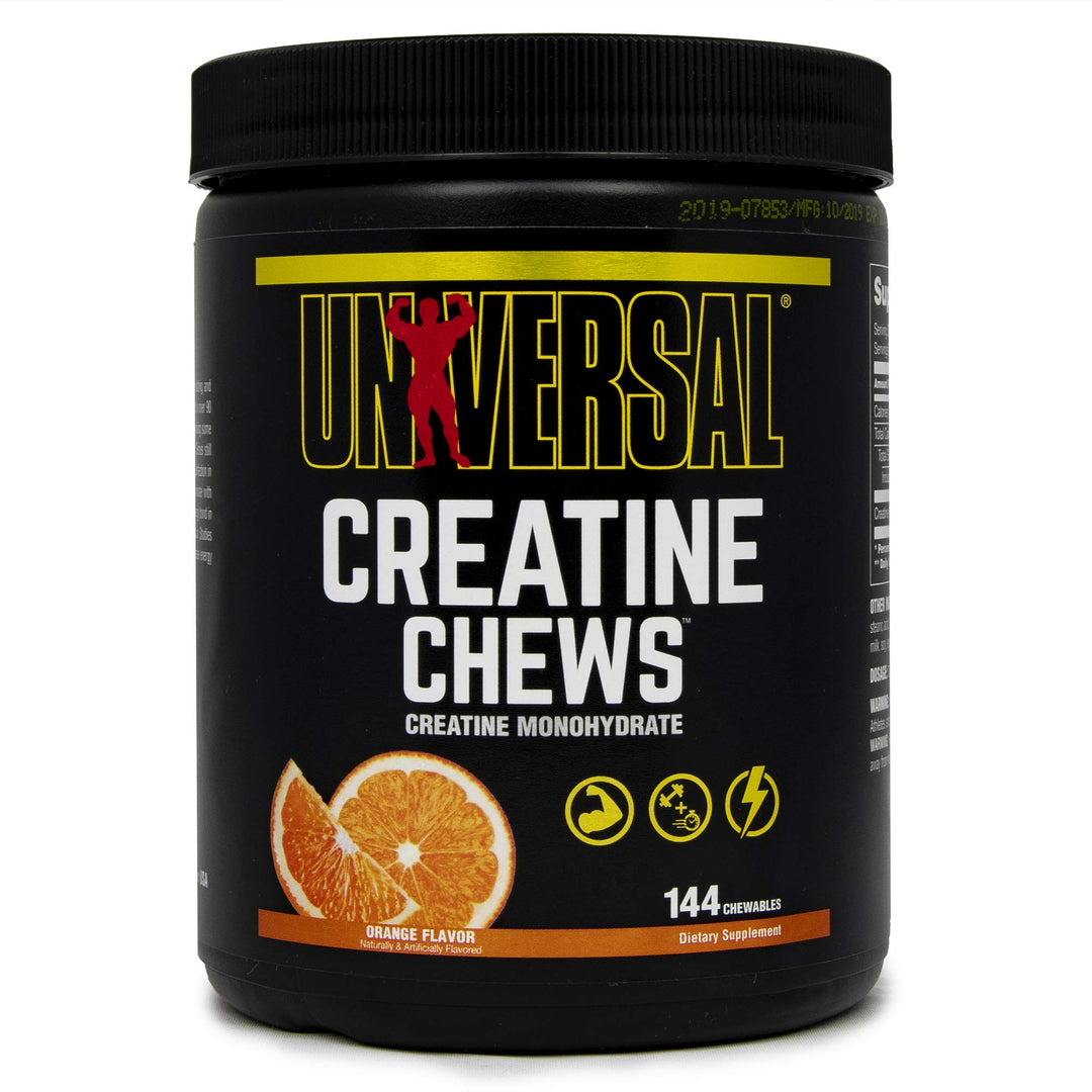 Creatine Chews - 5g of Creatine Monohydrate in Each Serving Delicious Wafers - 36 Servings - Orange, 0.17 Ounce (Pack of 1)