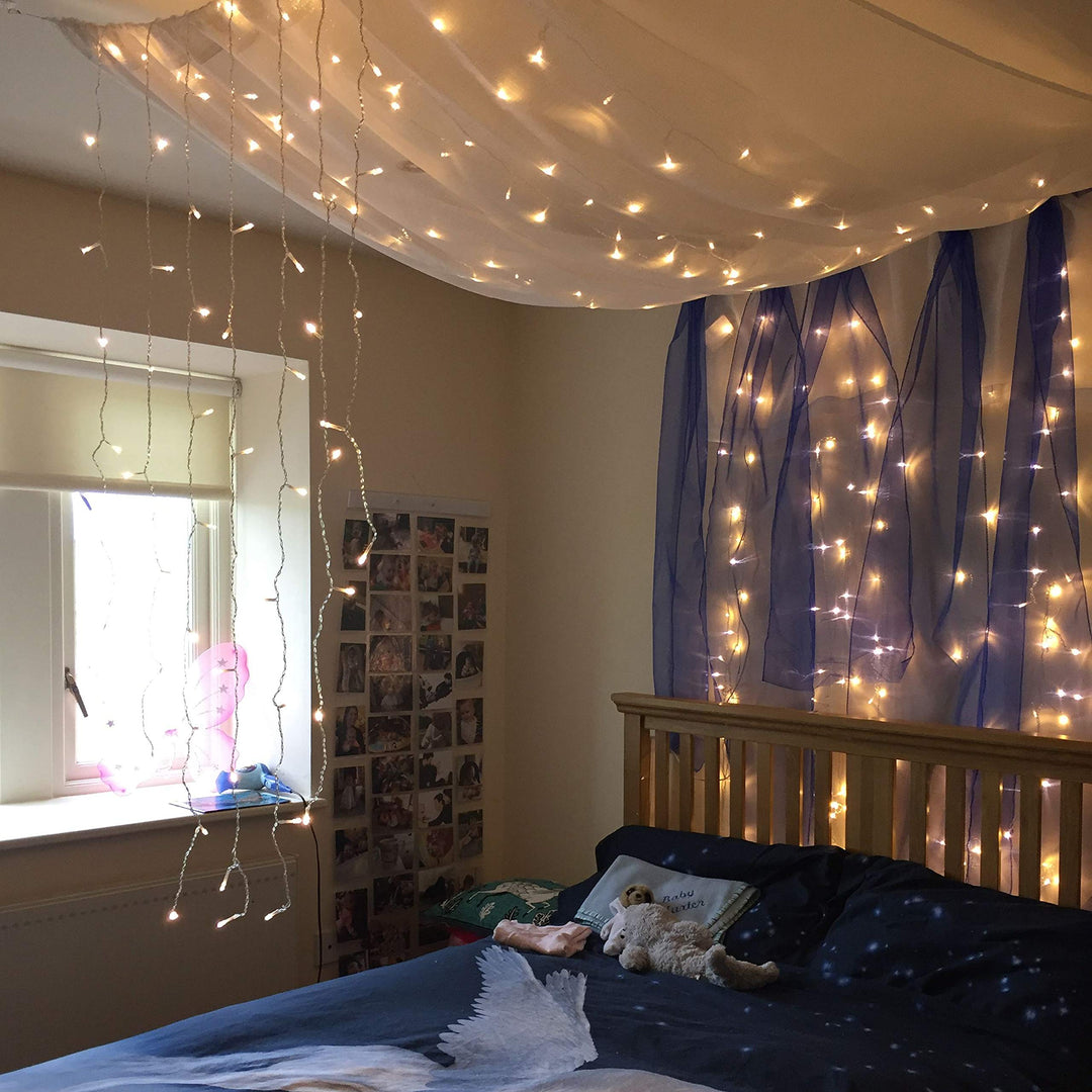 Magictec 300 LED Curtain String Light, 8 Lighting Modes