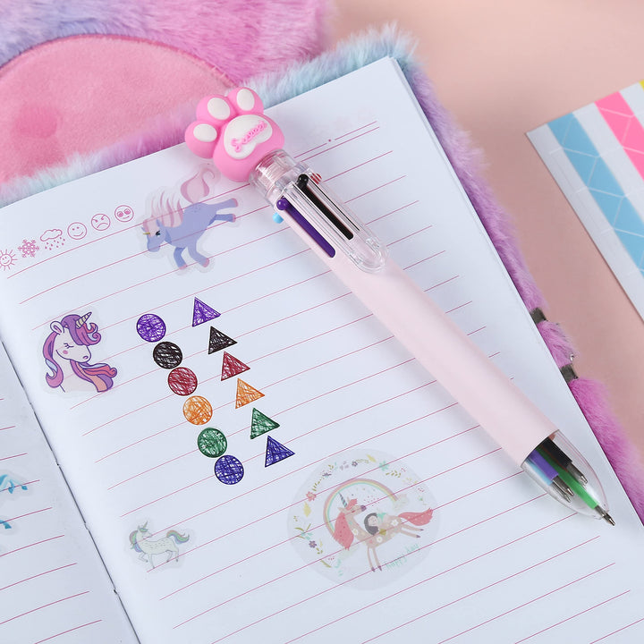 Diary for Girls with Lock and Keys, Plush Dog Secret Diary a Gift Set for Kids, Puppy Dog Diary for Boys Writing Drawing Notebook 160 Pages