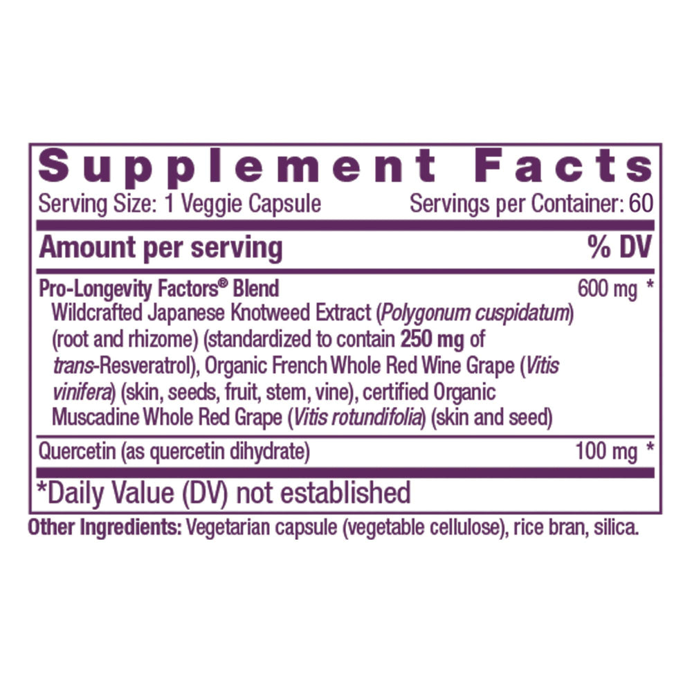 Reserveage Beauty Resveratrol 250 mg - Best Trans-Resve