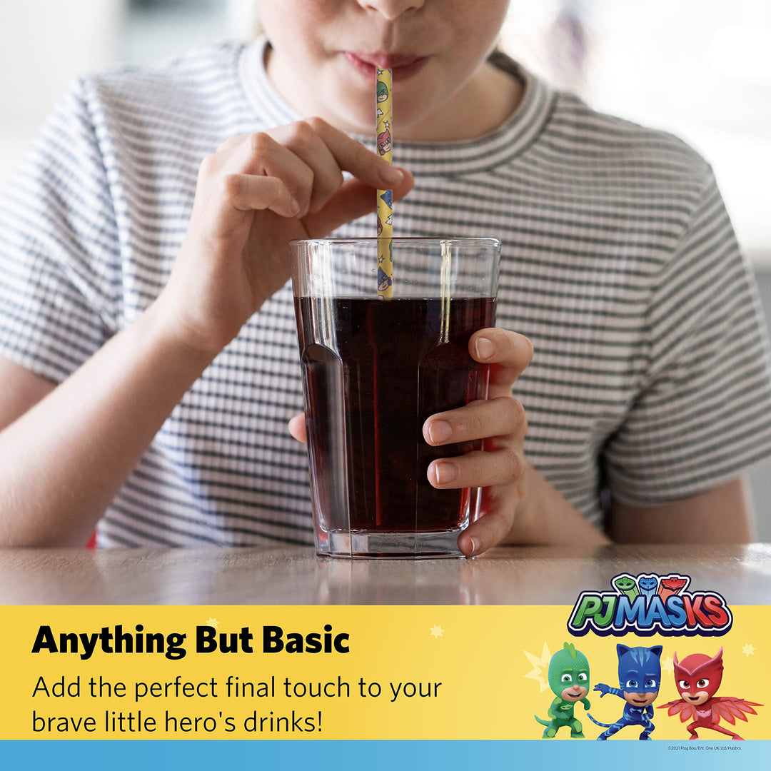 Glad for Kids PJ Masks Paper Straws, 50 Count | Paper S