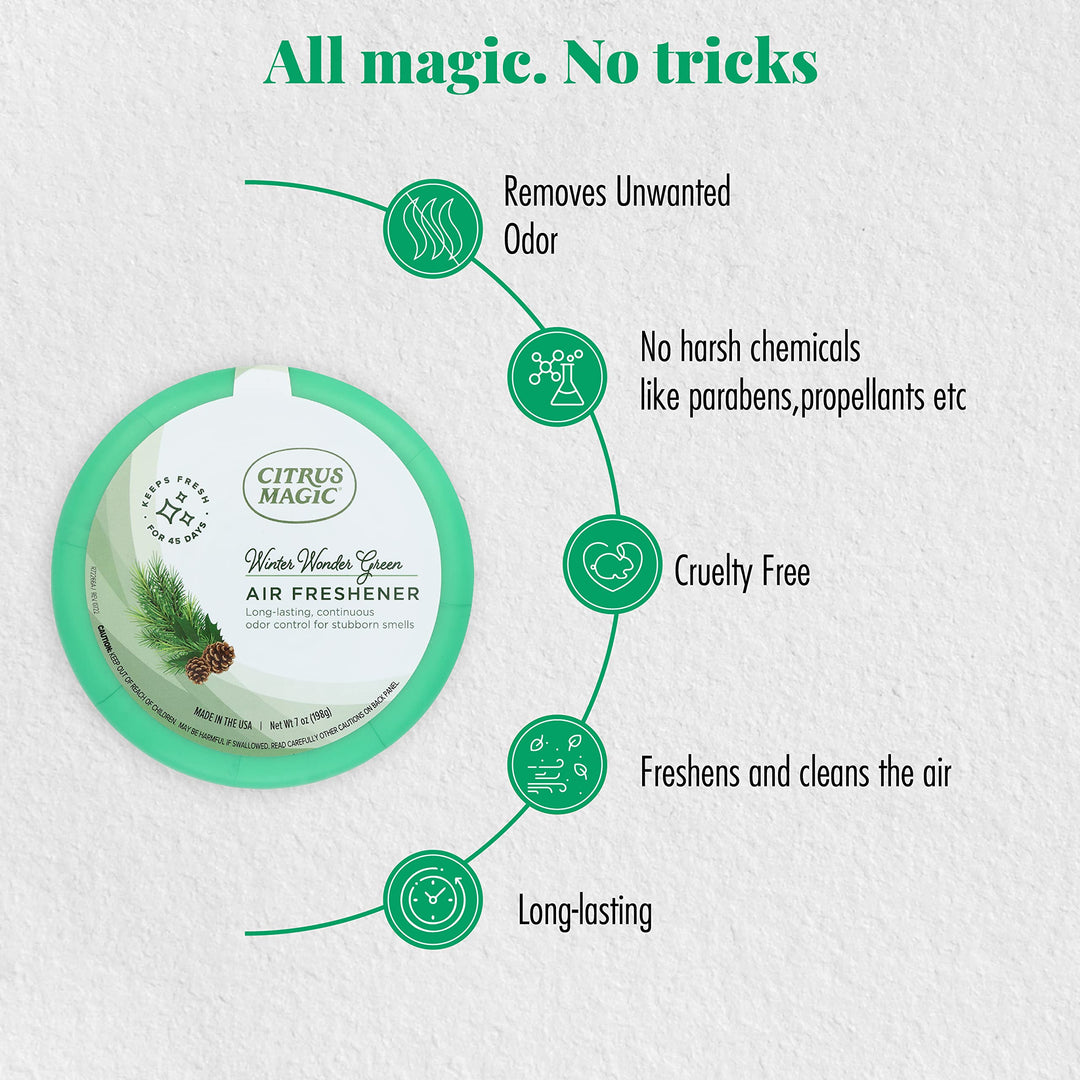 Citrus Magic 3-Pack Holiday Fragrance Solid Air Freshen