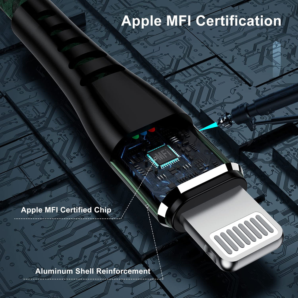 Essri for iPhone Charger Cord 3FT 3Pack, [MFI Certified