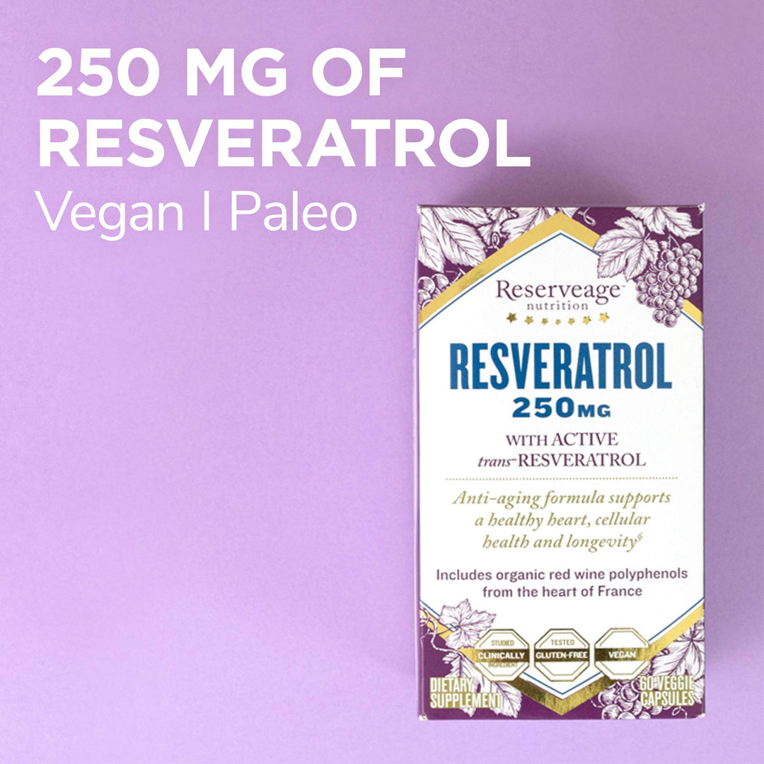 Reserveage Beauty Resveratrol 250 mg - Best Trans-Resve