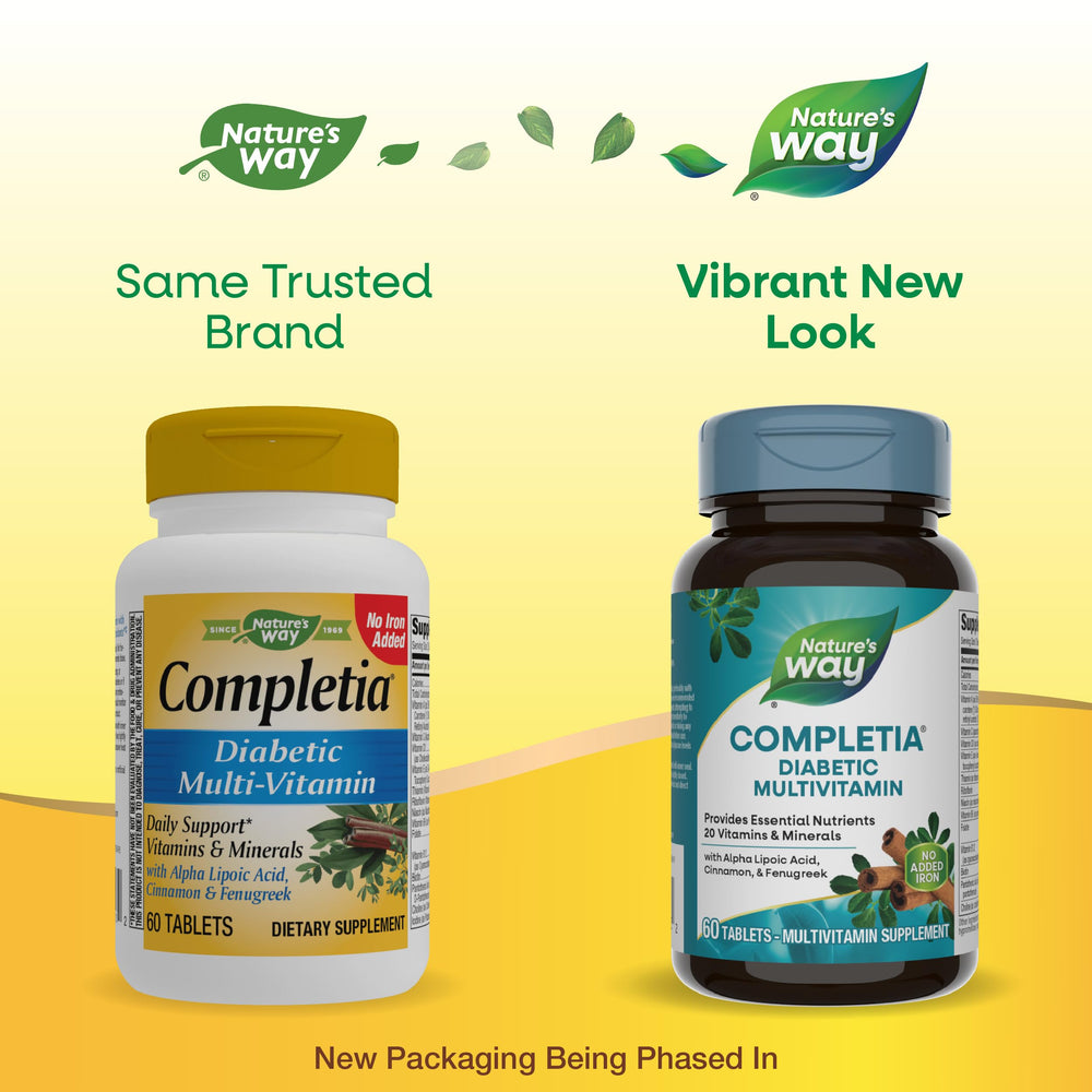 Nature's Way Completia Diabetic Multivitamin, Provi