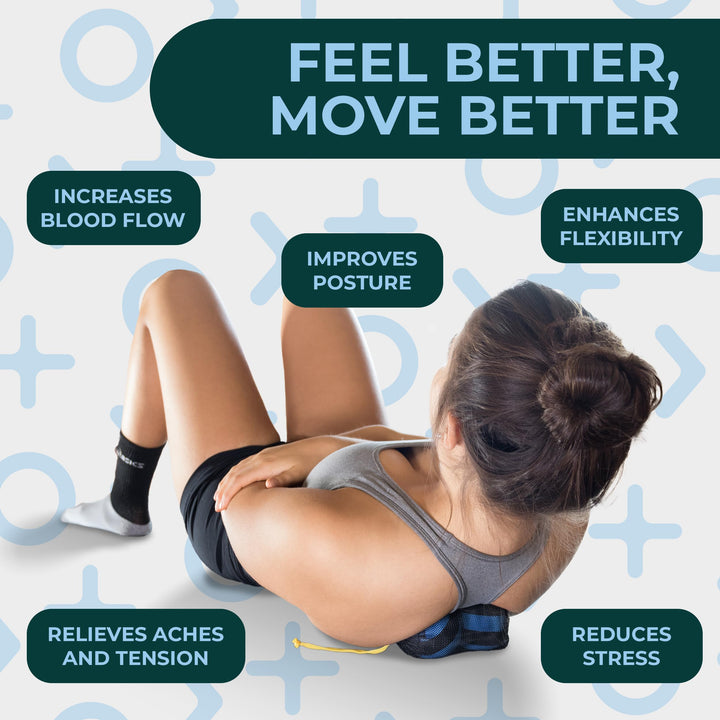 Massage Track Soft Yoga and Deep Tissue Massage Balls f