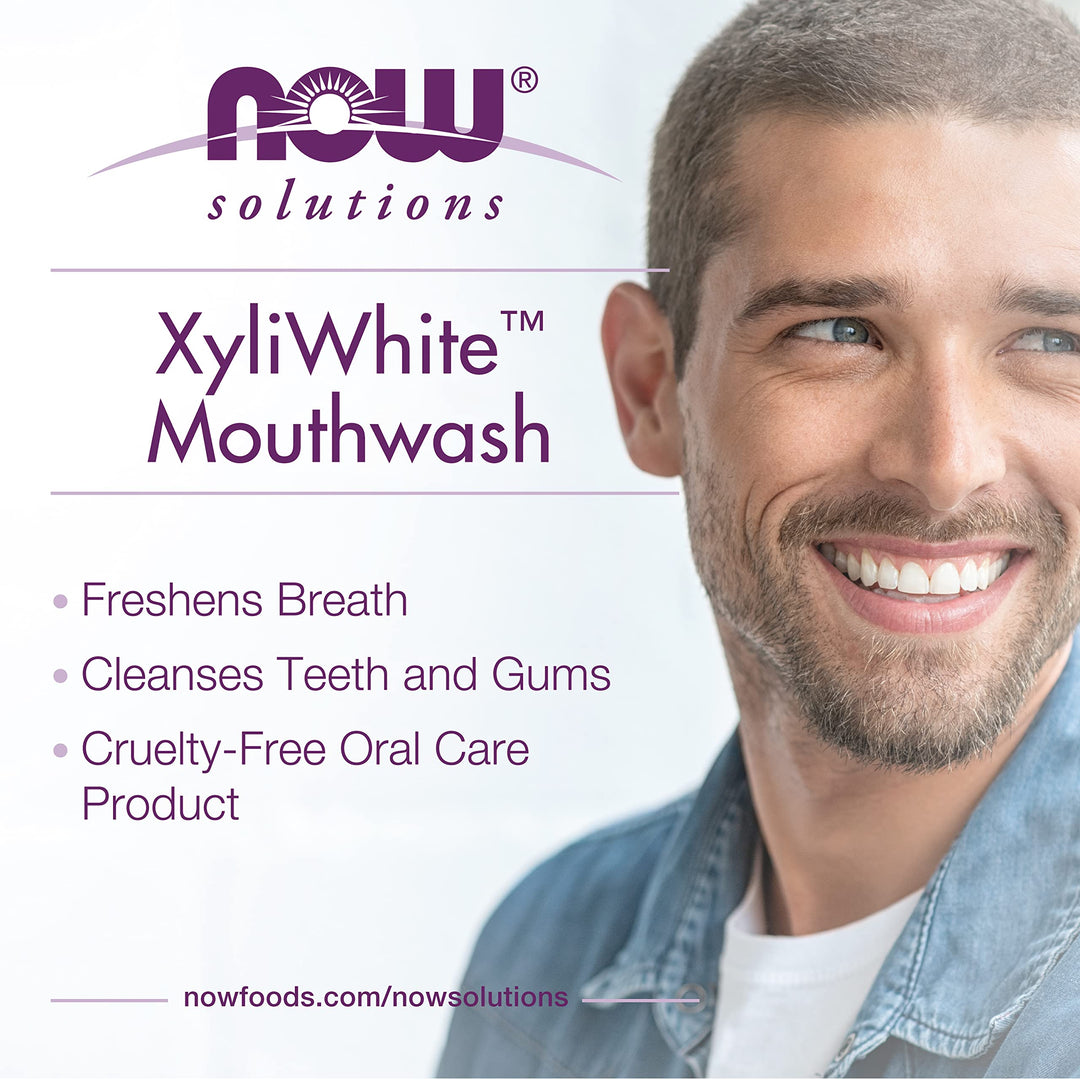 Now Foods, Xyliwhite Mouthwash with Xylitol, Cinnafresh