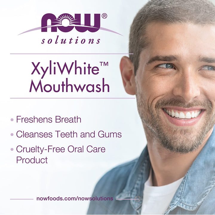 Now Foods, Xyliwhite Mouthwash with Xylitol, Cinnafresh