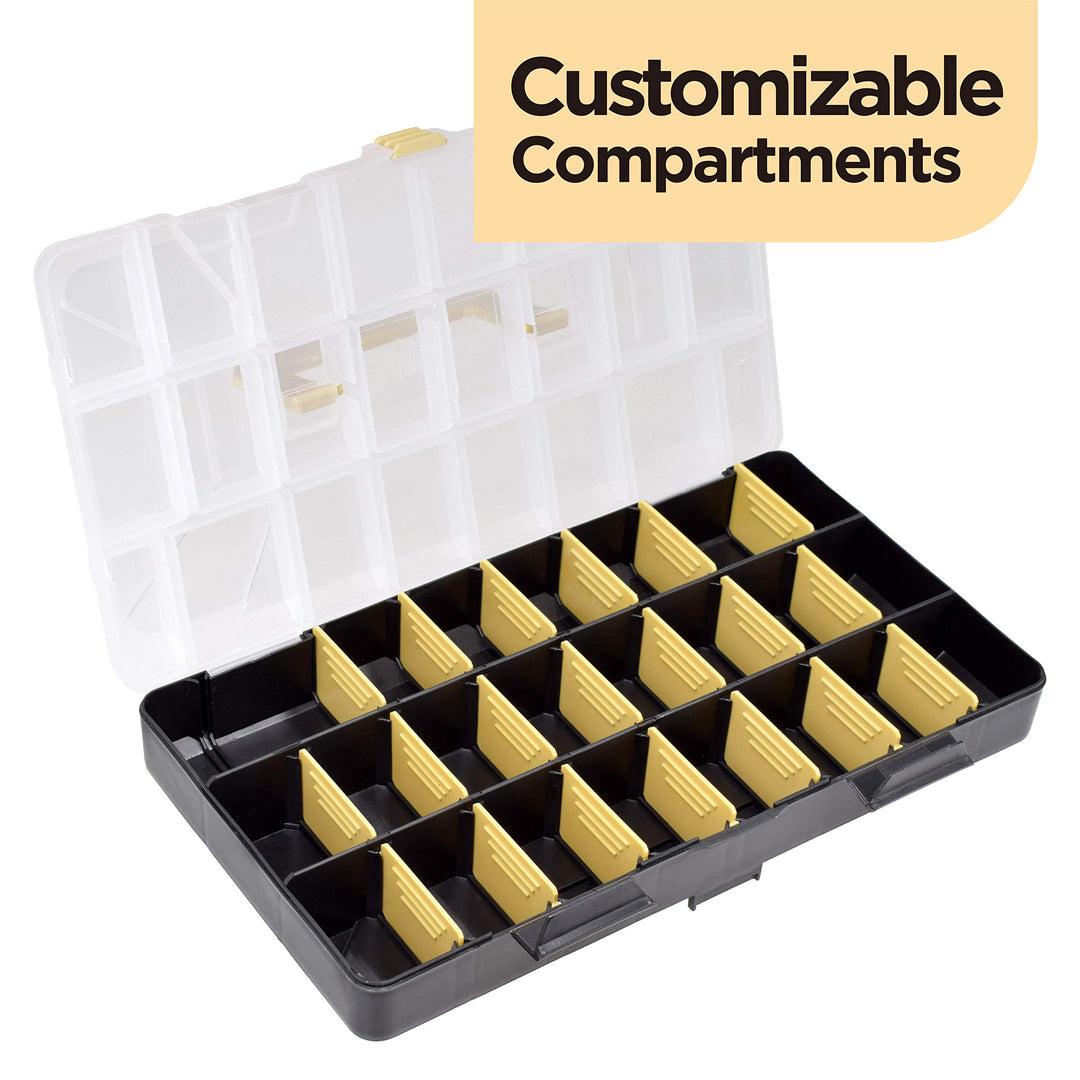 Hardware Assortment Bin - Durable, Stackable, and Customizable Multi-Use Organizer (1 Bin)