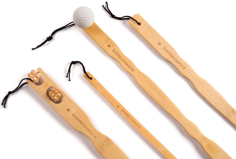 BambooWorx 4 Piece Traditional Back Scratcher and Body 
