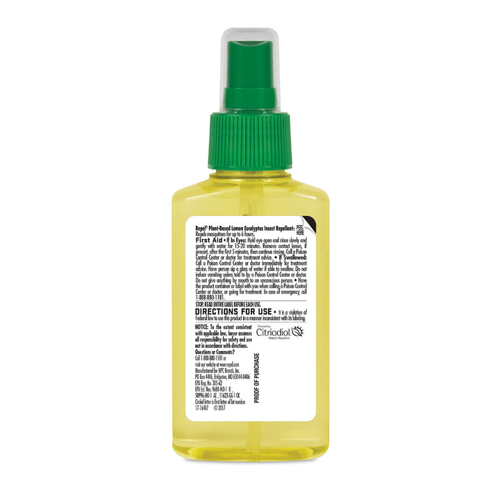 Repel Plant-Based Lemon Eucalyptus Insect Repellent, Mo