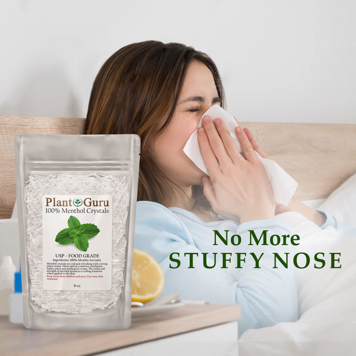 MENTHOL CRYSTALS Mentha Arvensis 100% PURE USP Grade 4 
