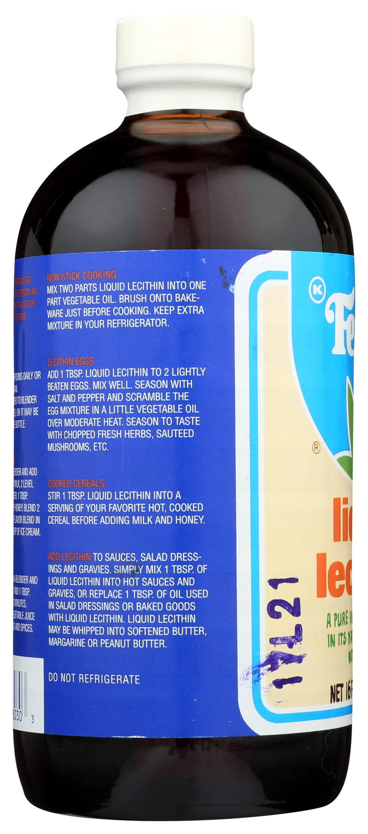 Fearn Natural Foods Liquid Lecithin, 16 Ounce