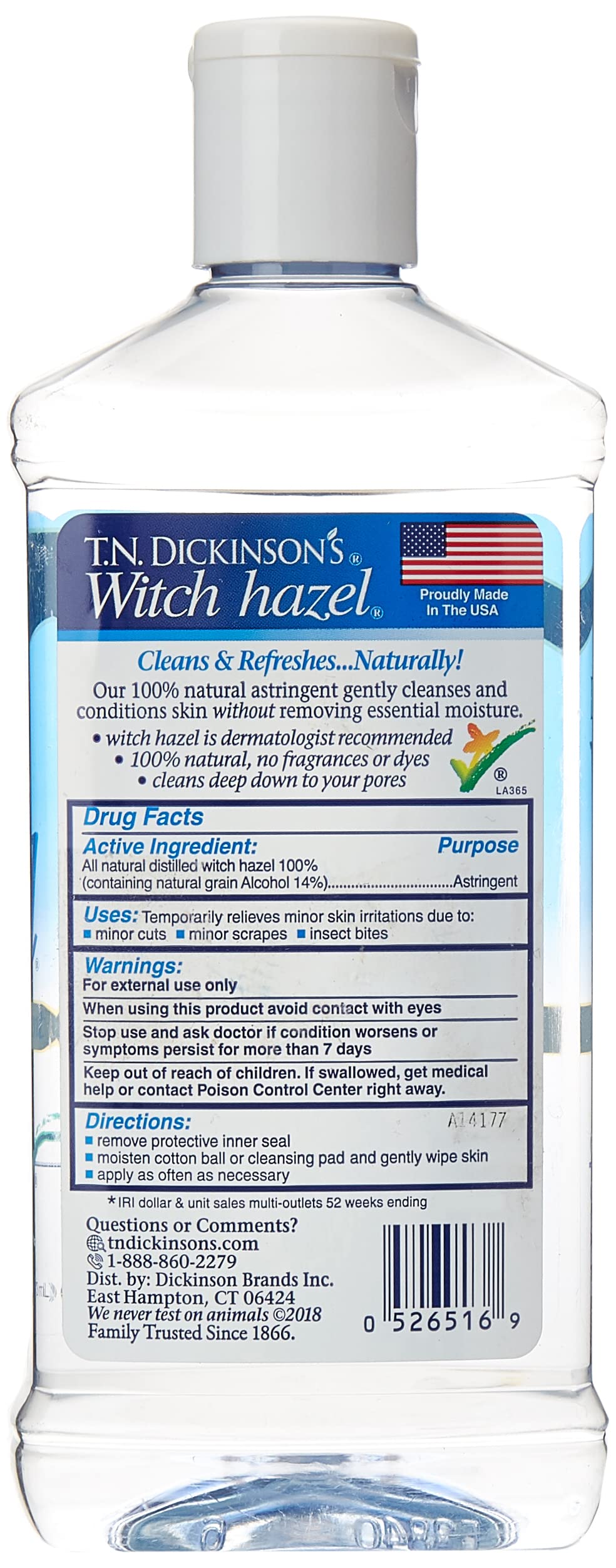 Dickinson Witch Hazel Liquid 16 Fo