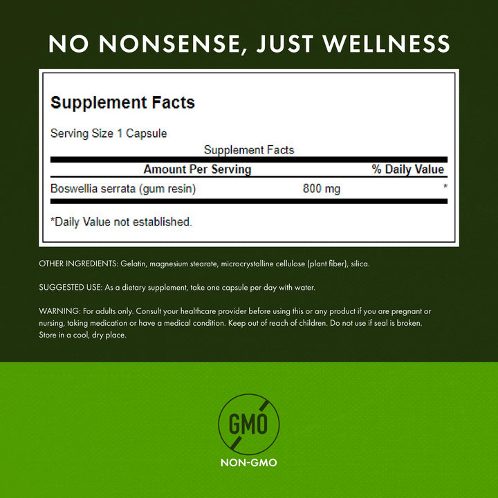Swanson Double Strength Boswellia - Herbal Supplement P