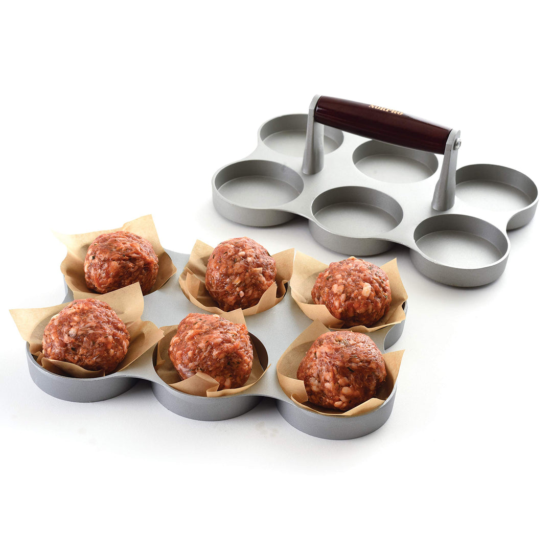 Norpro Mini Burger Press, 1 EA, gray