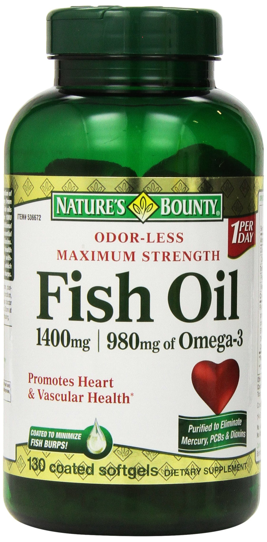 Fish Oil 1400 Mg 130 Softgels