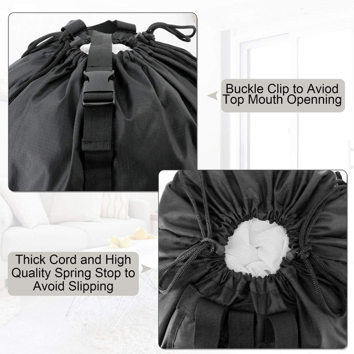 BeeGreen Laundry Bag Backpack w Adjustable Shoulder Str