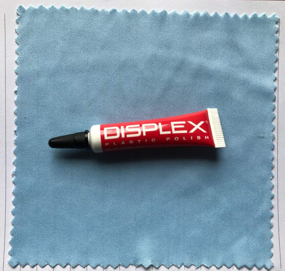 Displex Display Polish Revitalizer Scratch Remover for Cell Phone LCD Screens w/ Microfiber Cloth
