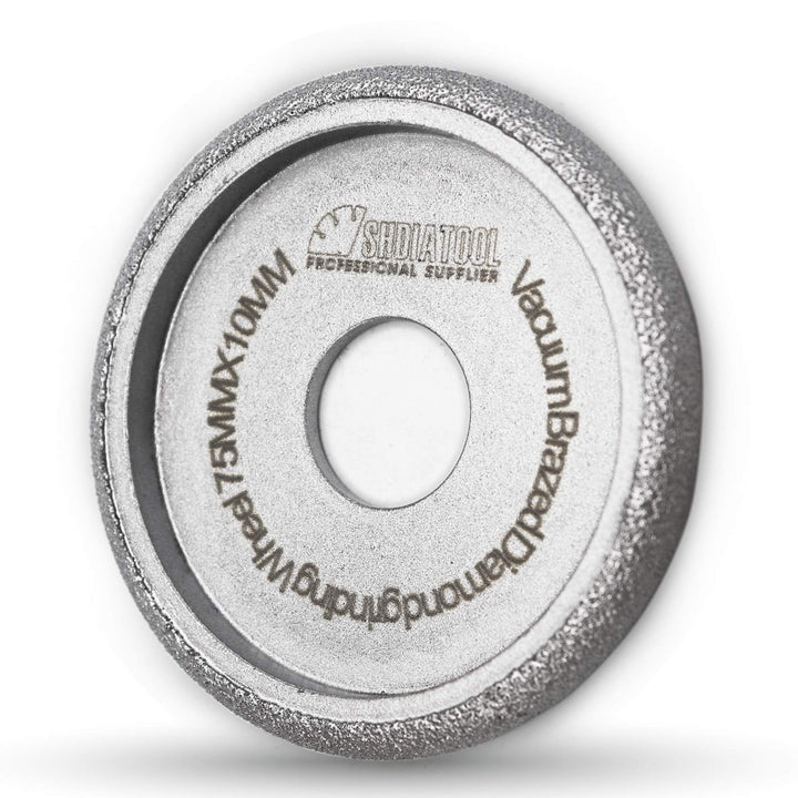 3 Inch Profile Hand Diamond Wheel Height 10mm Convex Curve Edge Grinding for Stone Marble Granite Rock