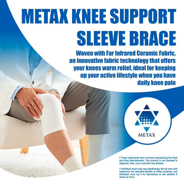 PHITEN Metax Knee Support, Black, Small/Medium