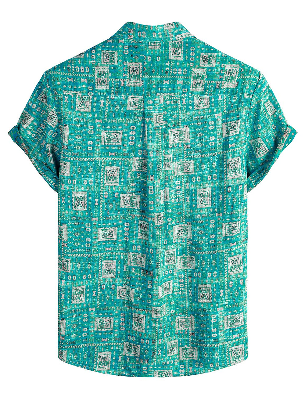 VATPAVE Mens Front Pocket Hawaiian Shirts Casual Floral