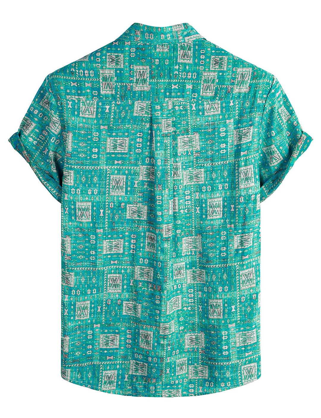 VATPAVE Mens Front Pocket Hawaiian Shirts Casual Floral