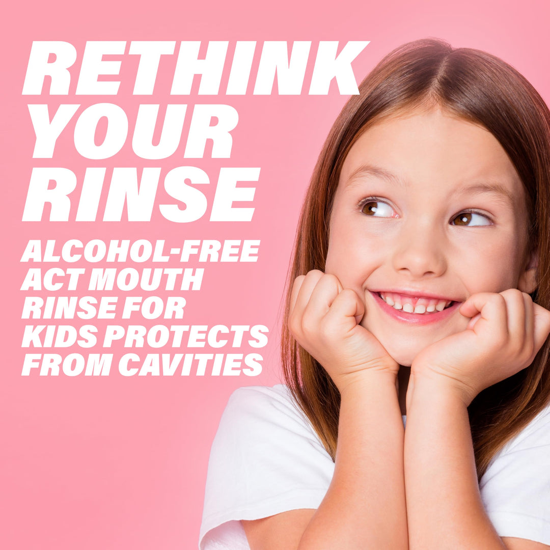 ACT Kids Anti-Cavity Fluoride Rinse, Bubblegum Blowout 16.9 oz
