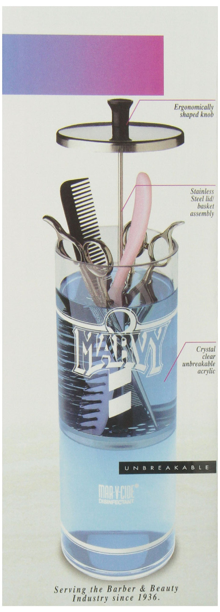 No.7 Unbreakable Disinfectant Jar, 40 Ounce