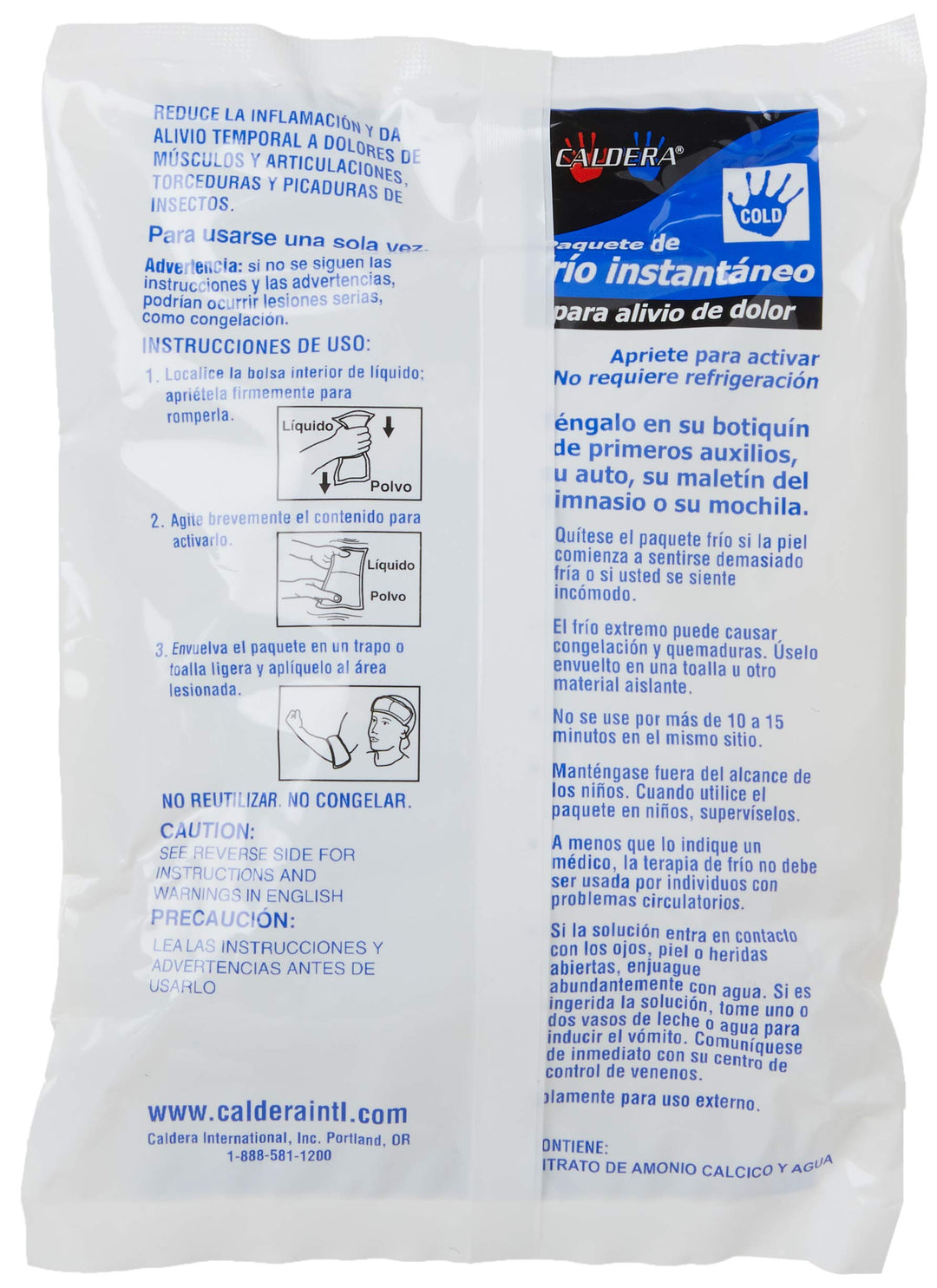 Caldera Instant Cold Pack, 2-Pack