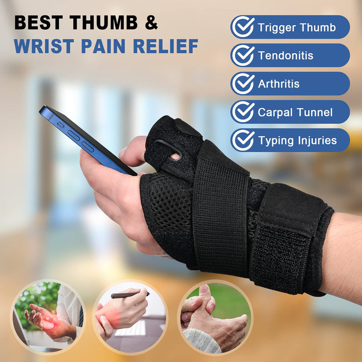 Thumb Splint with Wrist Support Brace-Thumb Brace for C