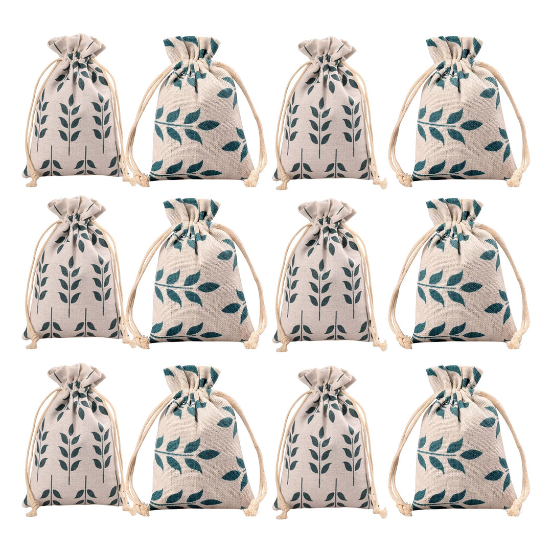 Meta-U Burlap Bags with Drawstring- Storage Bag- Sachet
